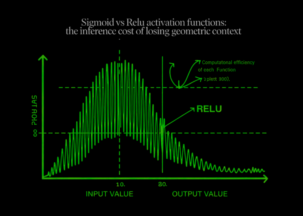 Sigmoid vs ReLU Activation Functions: The Inference Cost of Losing Geometric Context Sigmoid vs ReLU Activation Functions: The Inference Cost of Losing Geometric Context