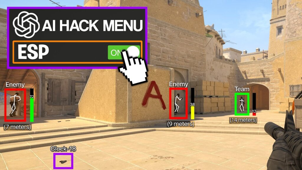 Can AI Make CS2 Hacks?