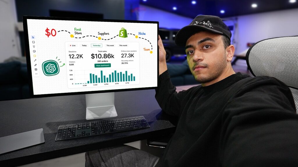 f*ck it. ZERO to $1,000/day Dropshipping Using AI (copy me)