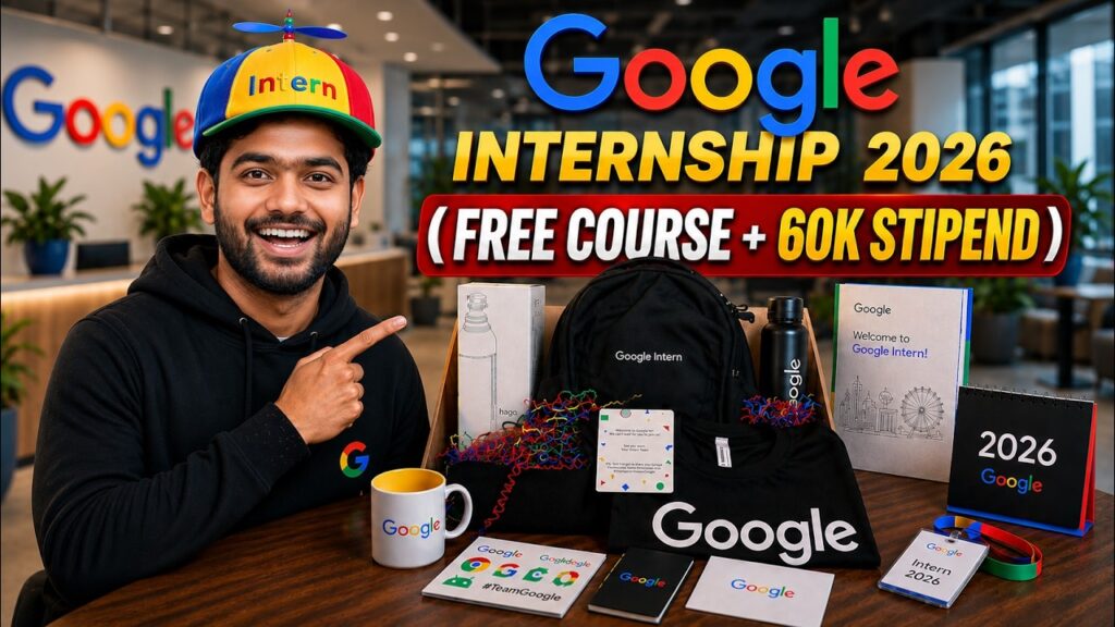 🔥 Google Just Launched Student Internships + Free AI Courses | Internship For College Students 2026