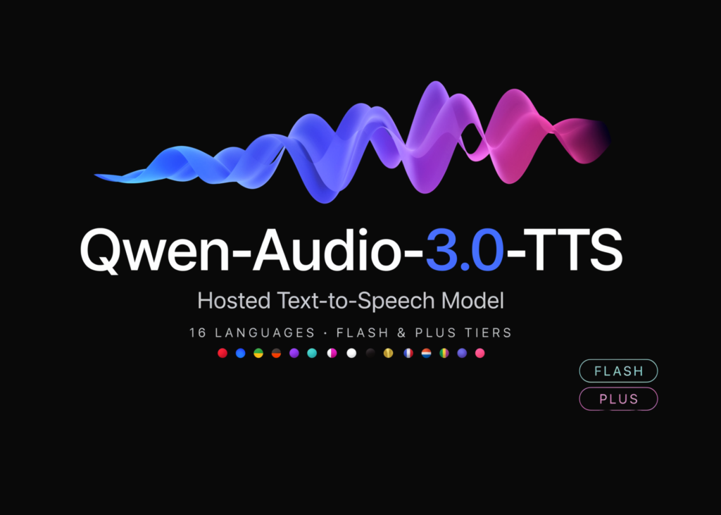 Alibaba’s Tongyi Lab Releases Qwen-Audio-3.0-TTS, a Hosted Text-to-Speech Model in Flash and Plus Tiers Across 16 Languages Alibaba's Tongyi Lab Releases Qwen-Audio-3.0-TTS, a Hosted Text-to-Speech Model in Flash and Plus Tiers Across 16 Languages