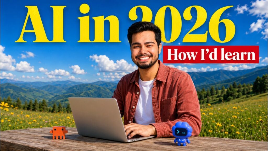 How I’d Learn AI in 2026 If I Started From Scratch! ( From beginner to PRO )
