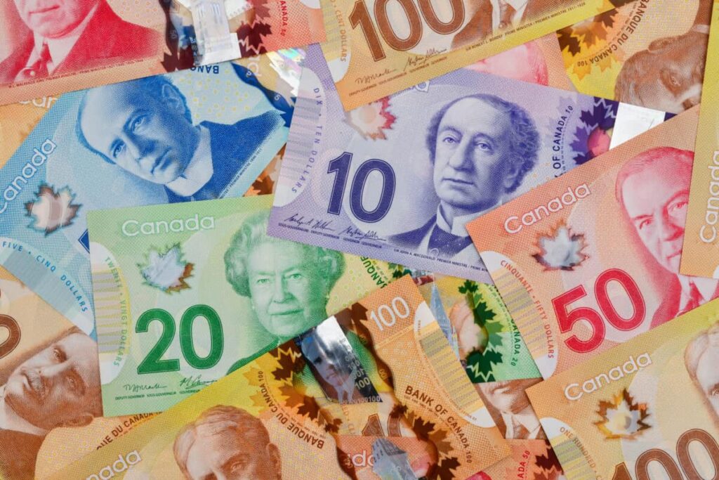 5 TSX Stocks to Buy With $10,000 in September Canadian Dollars bills