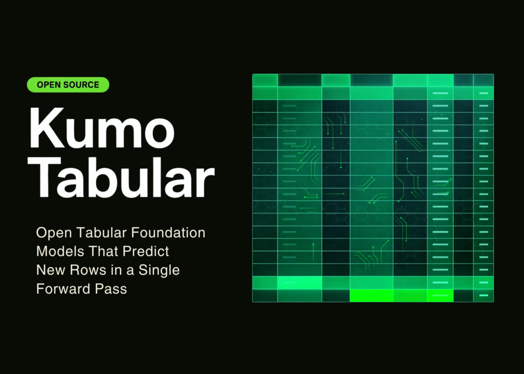 NVIDIA Releases Kumo Tabular: Open Tabular Foundation Models That Predict New Rows in a Single Forward Pass
